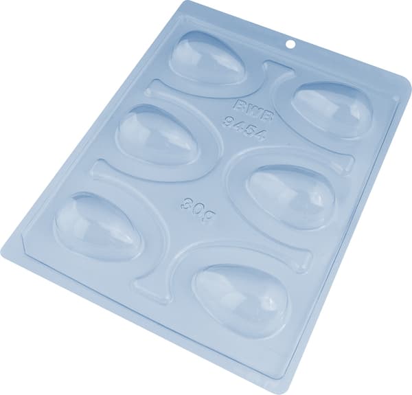 Pralinform Egg 30g - BWB 9454 - Spesiell 3-delt form Transparent transparent