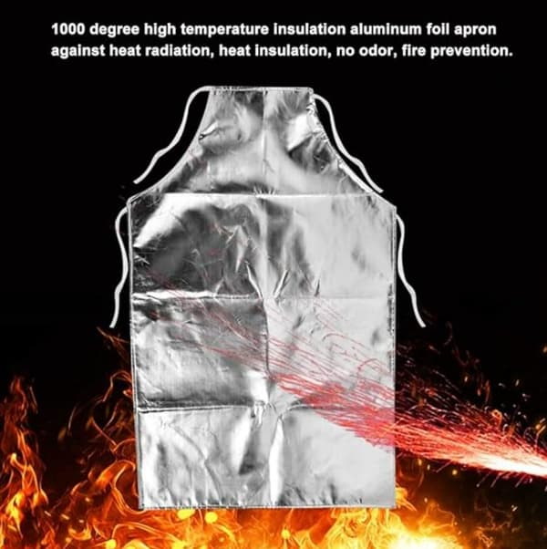 Varmebestandig forkle, 1000 grader høy temperatur varmebeskyttelse