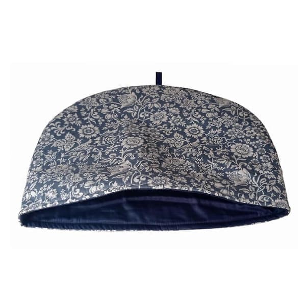 Large Insulated Cotton Teapot Warmer with Hanging Loop, Keeps Tea Warmer Longer, 28x23 cm