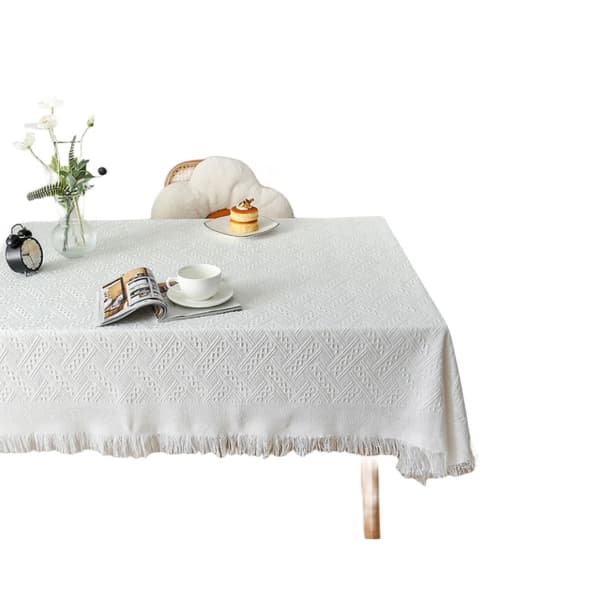 ins stil duk stickad tyg duk soffbord överdrag high-end skrivbord duk rektangulär