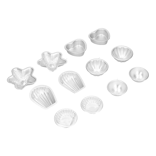 [RM]Aluminiumslegering Kagebageform DIY Badesaltkugleform Sæt 18 Stk