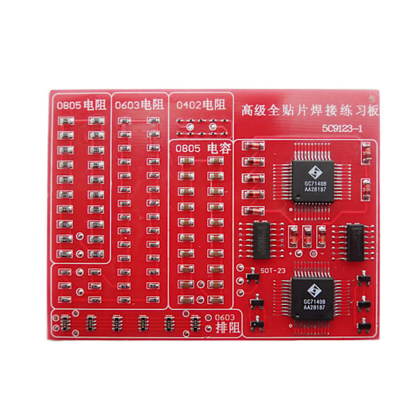 SMD SMT Komponenter Øvingsbrett Loddeferdighetstrening Nybegynner DIY Kit