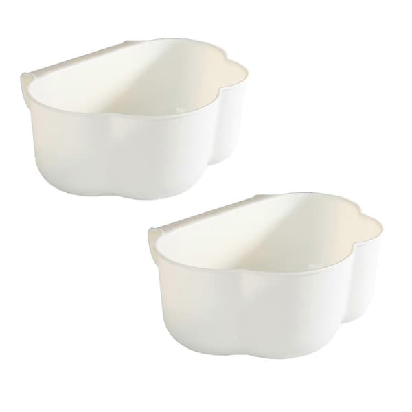 Changing Table Organizer 2 Pieces Kitchen Cabinet Hanging Bins, Changing Table Organizer For Hanging, Drip Tray For Kitchen Waste