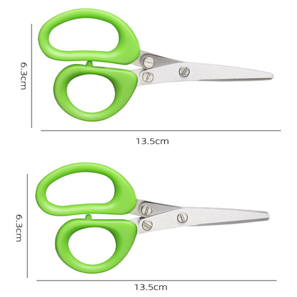 Five-layer stainless steel high-quality herb scissors for daily use