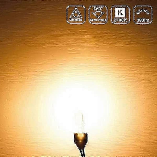 12-pack G9 Halogen Clear Capsule Dimmable Bulb 25W 230V Warm White for Oven, Microwave, Cooker, Ceiling Lights [Energy Class G]