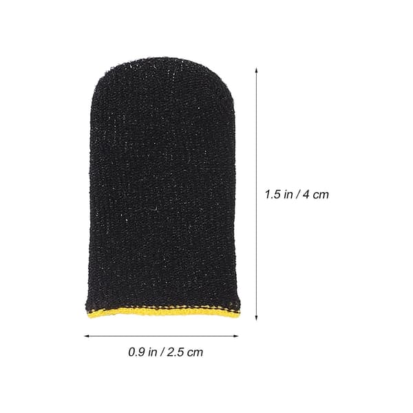 10 stk nylon gaming fingerhylse for mobilspill, elastisk -