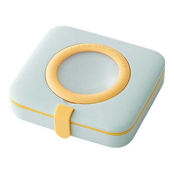 Sewing Box Set with Magnifying Glass, Small Tool for Dorm Room, Portable Needle and Thread Storage Kit