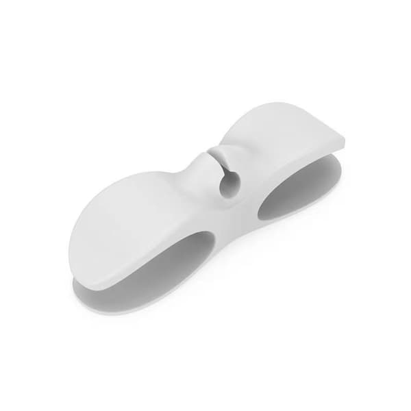 4-pakkaus silikonikaapelipidike - järjestelypidike johdoille