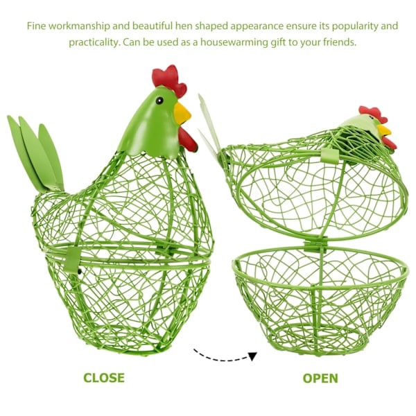 Egg Collection Basket Eggs Kitchen Organizer Home Decor