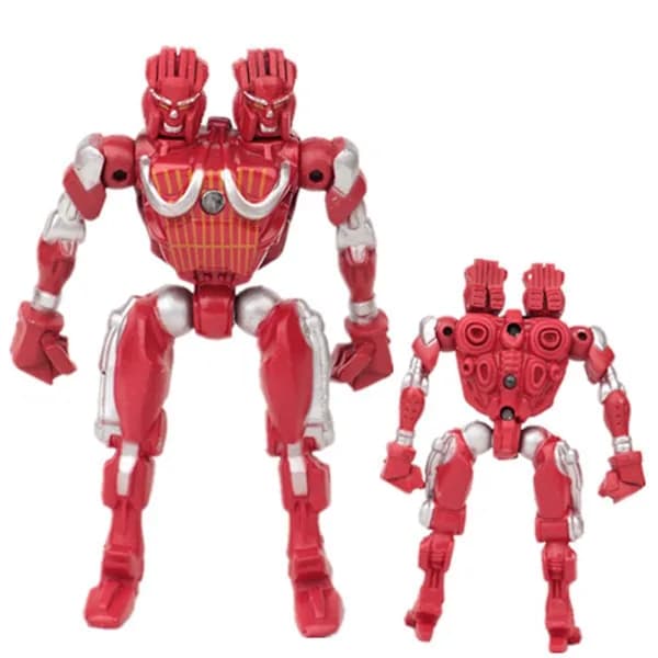 8 stk. Anime Real Steel Adam Raider LED Robot Actionfigur Model Legetøj Gave til børn