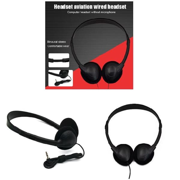 Hodebåndsmontert datamaskinheadset Ingen mikrofon Støyreduserende Sport MP3-hodetelefoner