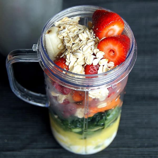 Tall 22oz Replacement Cup with Handle for 250w Magic Blender Juicer Mixer (FMY)
