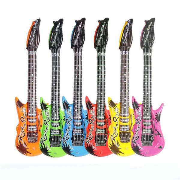 PVC Oppblåsbar Gitar 90cm Trening Tidlig Utdanning Foreldre-Barn
