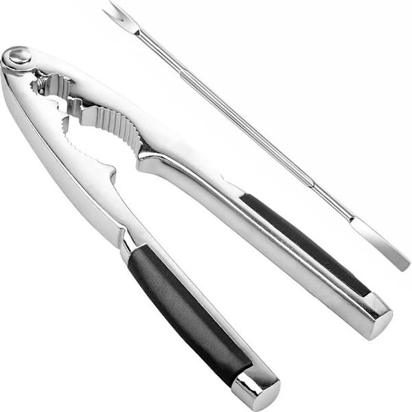 Nutcracker, high-quality, robust zinc casting with very good power transmission, (spring model)