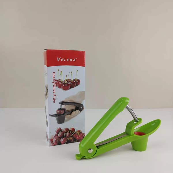 Cherry Pitter, Cherry Stoner with Soft Silicone Support and