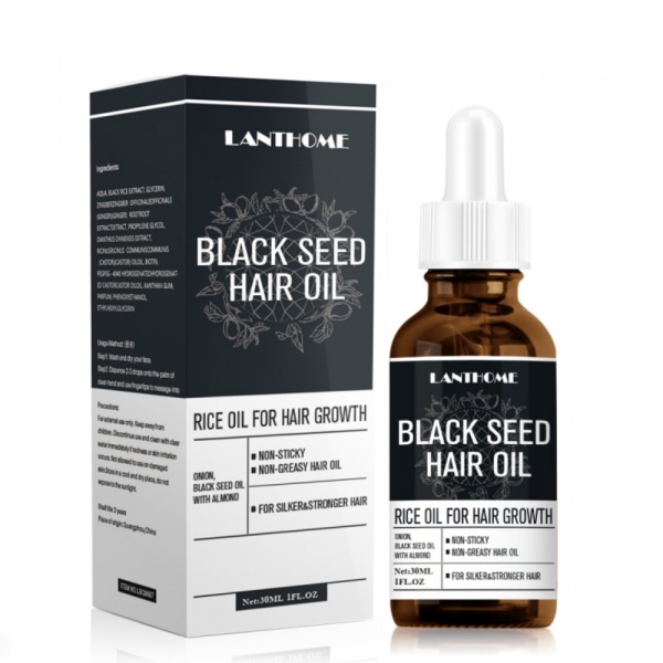 Black Rice Hair Extract Spray Black Seed Hagel Oil Nourishing Treatment