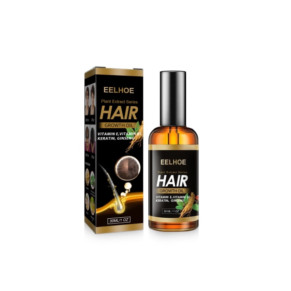 2 x st Snabb hårväxt Tät återväxt Ingefära Serum Oil Anti Loss Treatment Essence, Serum för hårväxt - Hårförtjockning och stärkande produkt