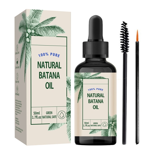 Batana olja ekologisk för friskt hår, Batana olja för hårväxt, 100 % naturligt, främjar hår välbefinnande för män kvinnor förbättrar hårets hudutstrålning, lämnar