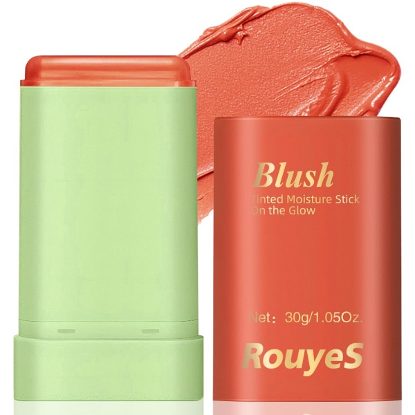 2 Pack 3 in 1 Multi Purpose Orange Blush for Cheeks Lips Eyeshadow
