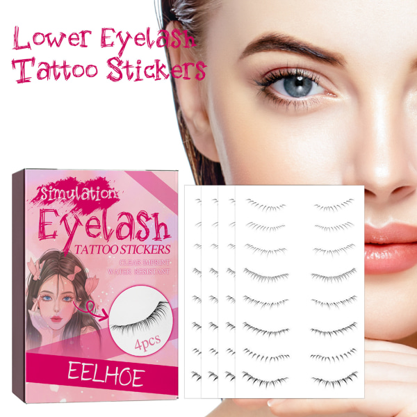 Lazy Eyelash Stick Nybörjare Easy Wear Eyelash Stick Soft Curl Slimming One Piece Eye Makeup Stick