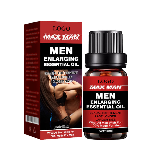 Män Massageolja för sex Sexuell förbättring Erektionskräm Penisväxtolja Längre Tjockare Penis Energimassage eterisk olja Sex Män Energi för vård D