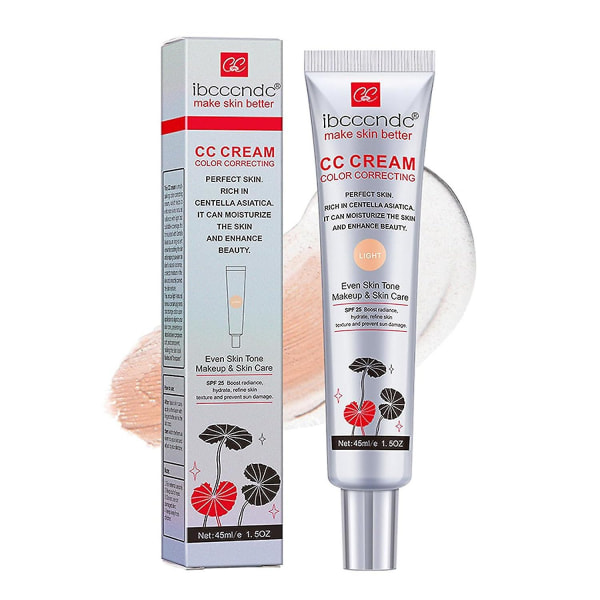 Återfuktande Cc Cream Foundation Med Centella Asiatica Multi-purpose Pre-makeup Primer Moisturizing Facial Concealer Solkräm Heltäckande Cc Cream Wi