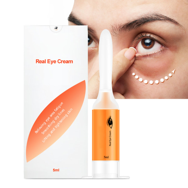 Eye Serum Anti-Puffiness Eye Cream Omedelbar borttagning av mörka ringar Ögonpåsar Uppstramande ögonhudserum
