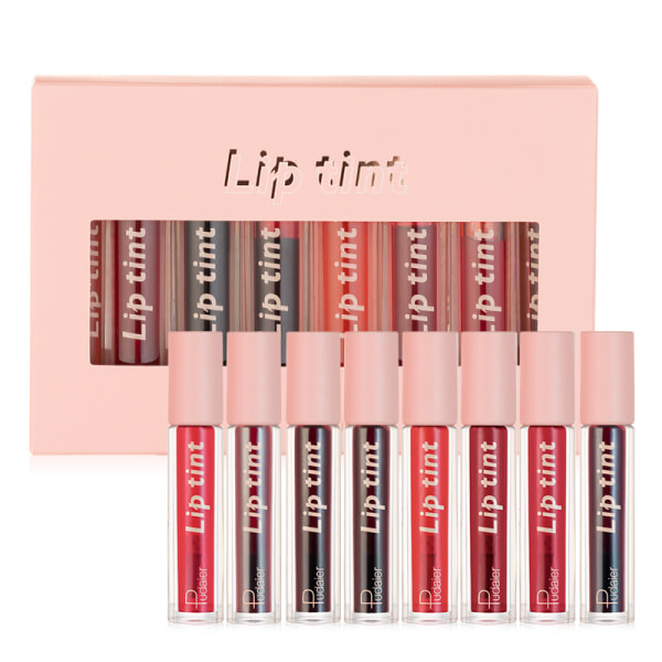 8 Color Lip Gloss Oil Lasting Matte Lip Glaze