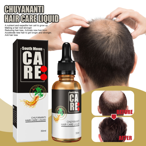 3-pack hårolja, hårväxtserum, håråterväxtbehandling för män och kvinnor, mot håravfall, stärka hårrötter, 30 ml