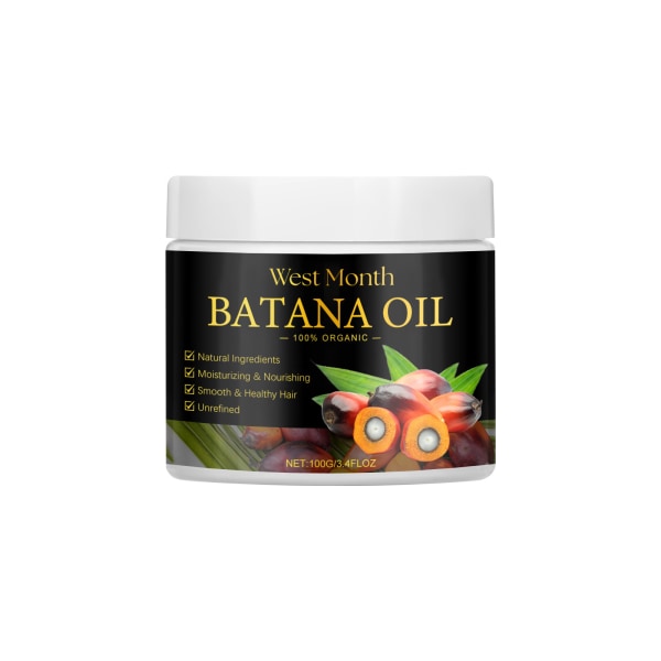 Batana Oil Hårmask, 100 % naturlig Batanaolja för hårväxt och näring, Naturlig Batanaolja