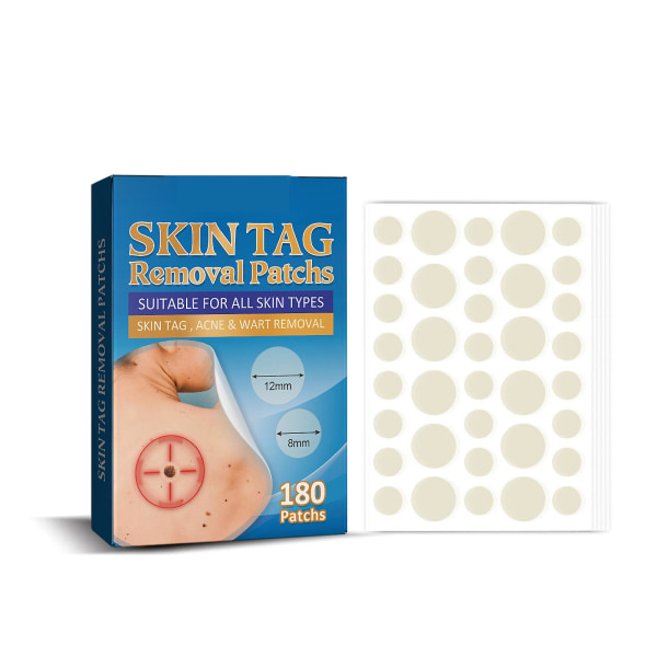 180 st Skin Tag Remover-plåster, Skin Tag Remover, Skin Tag-plåster, Skin Tag och Acne Remover-plåster