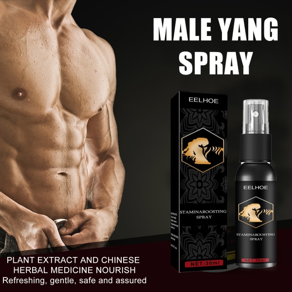 Desensibiliserande Delay Spray för män Kliniskt bevisat att hjälpa dig att hålla längre i sängen - Bättre maximerad känsla + förläng klimax för honom, 30 ml