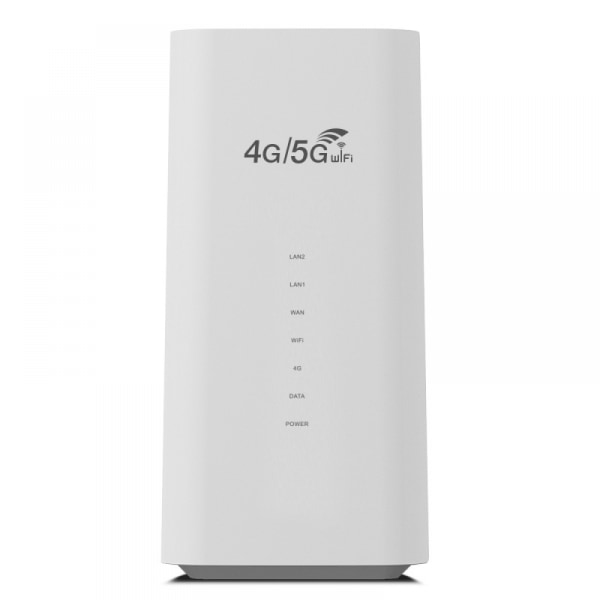 4G LTE-router med SIM-kortplats, 4 antenndesign, upp till 32 användare, trådlös WiFi CPE-router, för Office Travel Business, 100 till 240V, vit