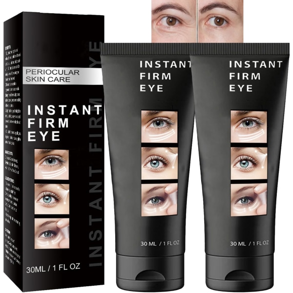 Instant Eye Tightener, Berbax Instant Firm Eye Tightening Cream, Eye Cream för mörka ringar, Eye Cream Anti Aging, Eye Cream för svullnader och påsar Un
