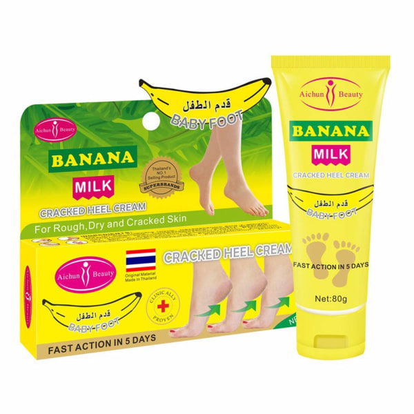 2-pack Bananmjölk Anti Roughness and Dryness Fotkräm, 80g