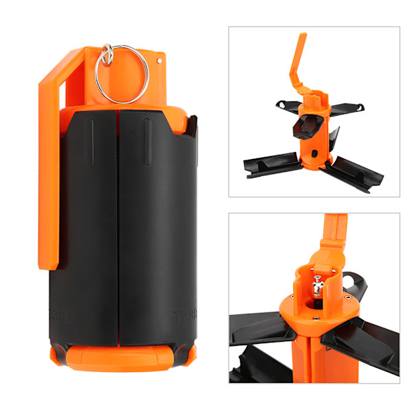 4 st skjutmåltavlor i aluminiumlegering, skjutbana, Trian Tripod, inomhusunderhållning, typ B