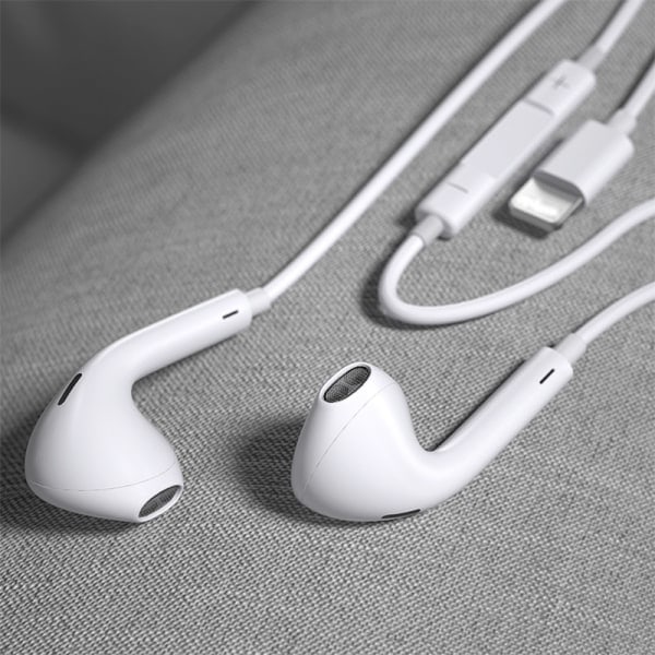 iPhone Compatible Lightning in-ear headphones iPhone X/11/12/13/14 White