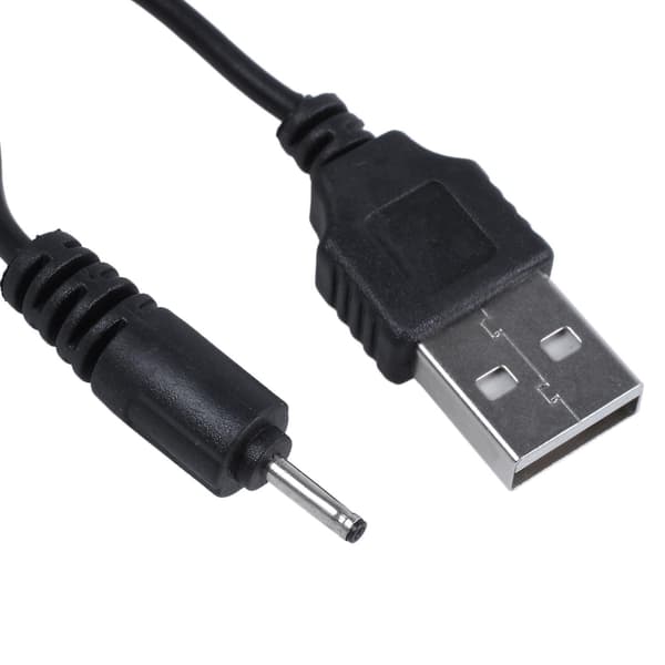 USB-kabel 2.0 mm DC-laddare för 6280 E65 N73 N80 50 cm 2-pack