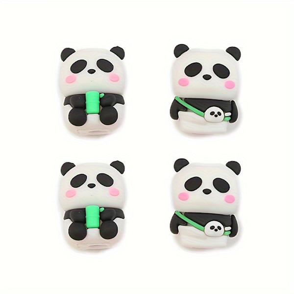 4 kpl söpöjä silikonisia sarjakuva kynän teroittimia, sarjakuva dinosaurus panda kynän teroitin PL-4