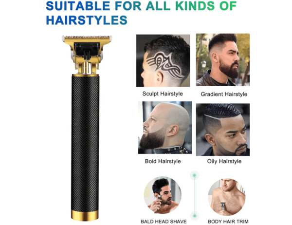 Human Clipper Sladdlös Hårklippare, Elektrisk Professionell Skäggtrimmer Grooming Rakapparat - Style2