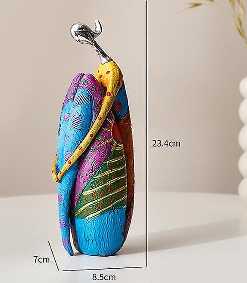 Abstrakt kunst kvindelig skulptur hjem dekorationsfigur ornament