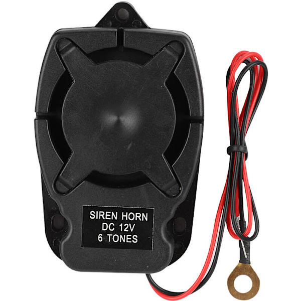 Bil Anti-stöldlarm Högtalare Horn 6 Ljud 110dB Säkerhetssystem Tillbehör DC12V