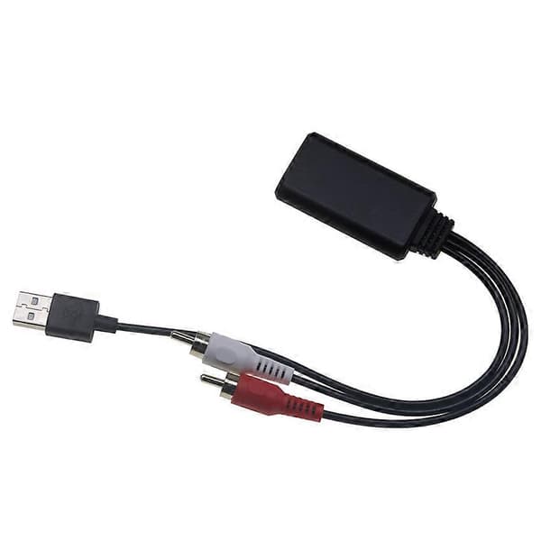 Bil Universal 2RCA Interface Trådløs Bluetooth Modul Musikadapter AUX Lyd USB Tilslutning