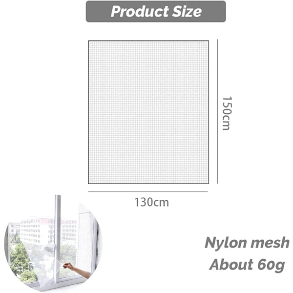 4-pack fönstermyggnät, glasfibermyggnät, premium glasfibertyg