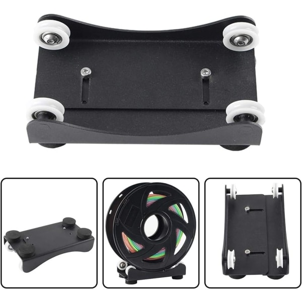 CDQ Filament Spoleholder Hylder Tilbehør Materialer Bakke Stativ Filament Holder 3D Printer Tilbehør