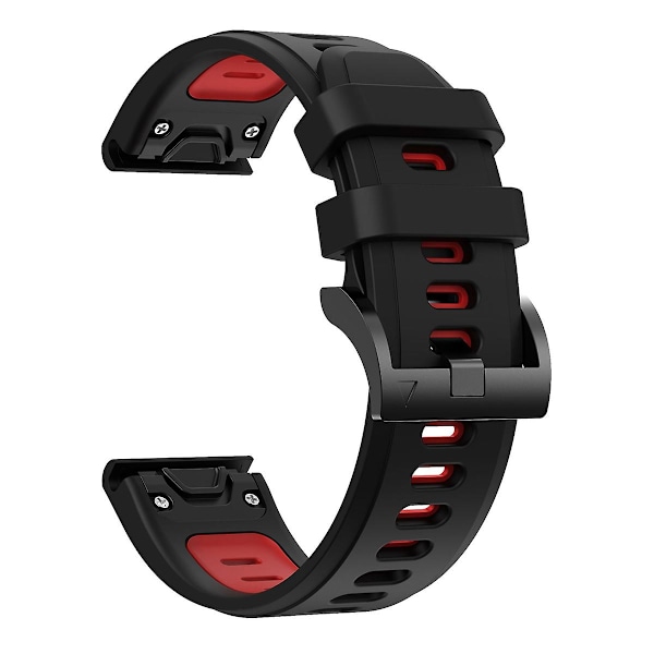 Silikonerem til Garmin Approach S62[qb] Black Red