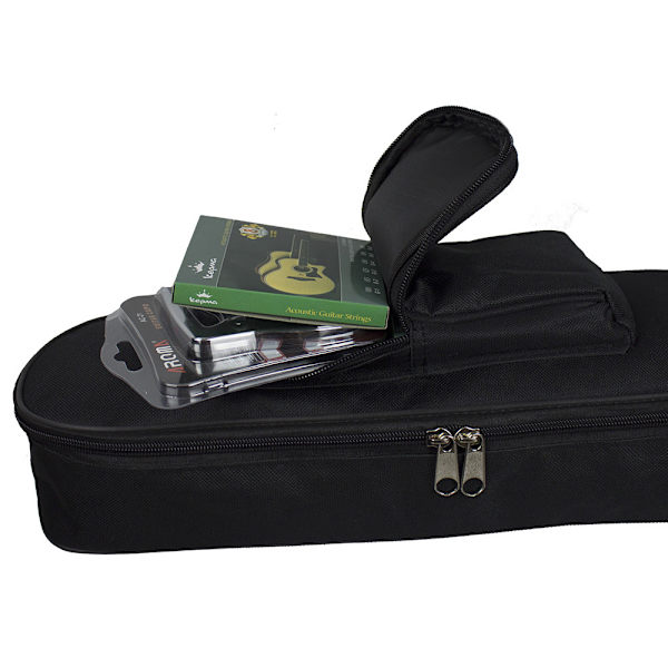 41 tum 600D Oxford tyg folk gitarr ryggsäck-svart