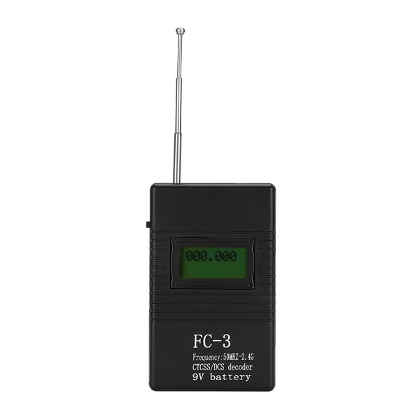 Bærbar Walkie Talkie RF Power Frekvenstæller Måler Tester Dekoder 50MHZ-2.4G