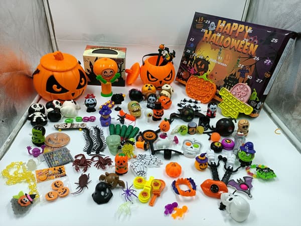 36 STK Halloween Squishy Overraskelsesboks, Sensorisk Fidget Legetøj Julekalender Gavesæt, Stresslindrende Samling