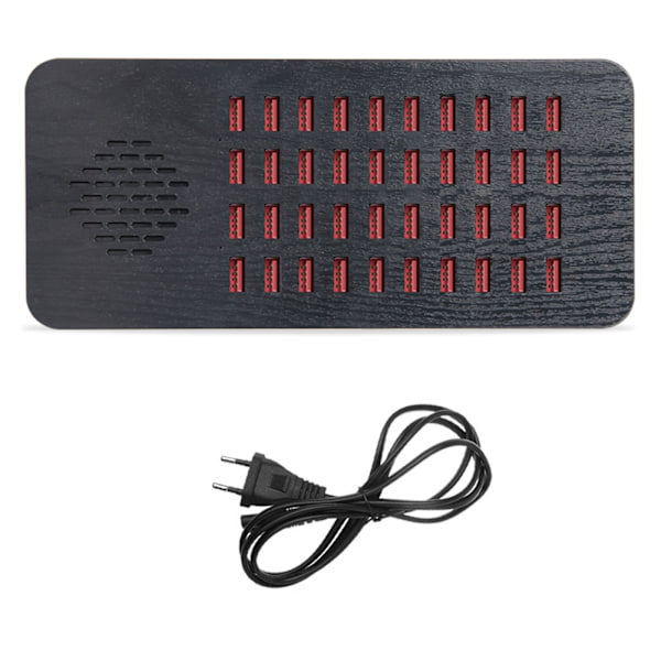 40-port USB-opladningsstation med intelligent beskyttelse 200W USB-telefonoplader til hotel, skole, indkøbscentre null - EU 0.94